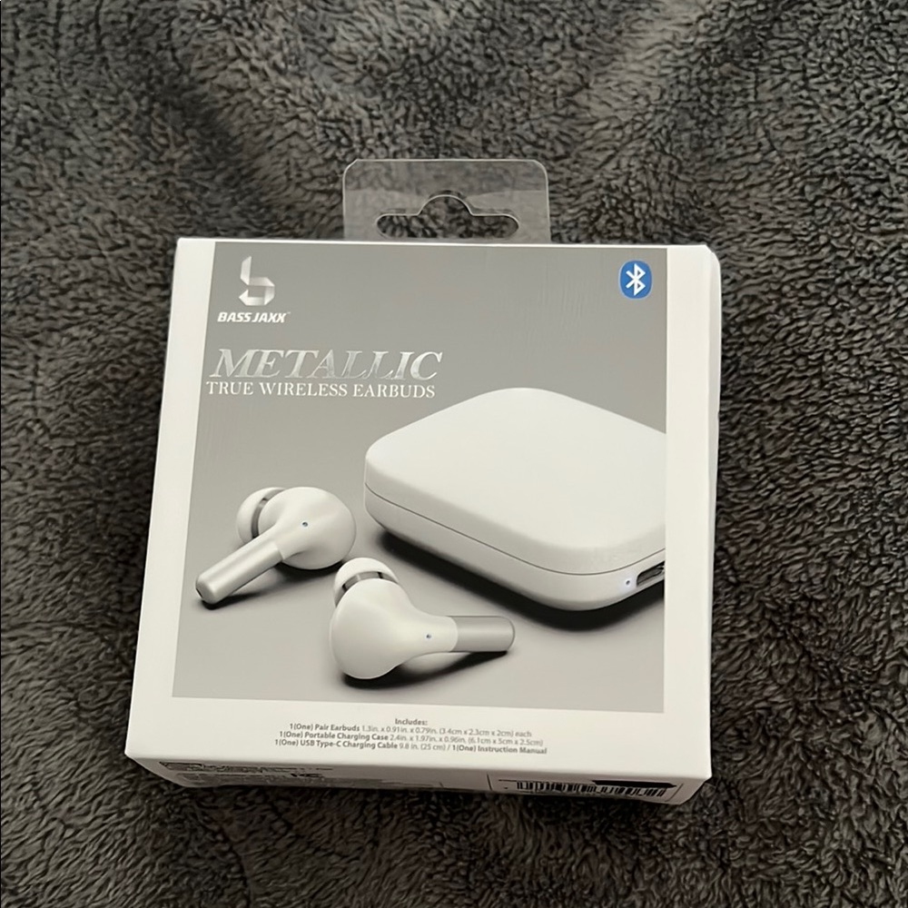 Bass Jaxx Metallic True Wireless Earbuds
